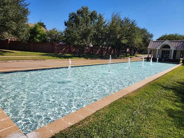 water feature maintenance - sugar land texas