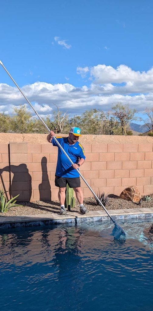 Tucson pool skimming