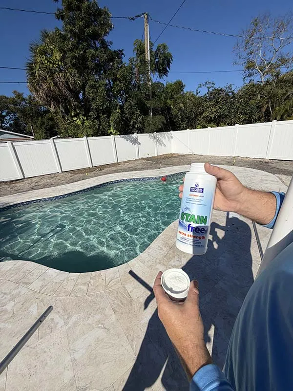 pool Stain removal