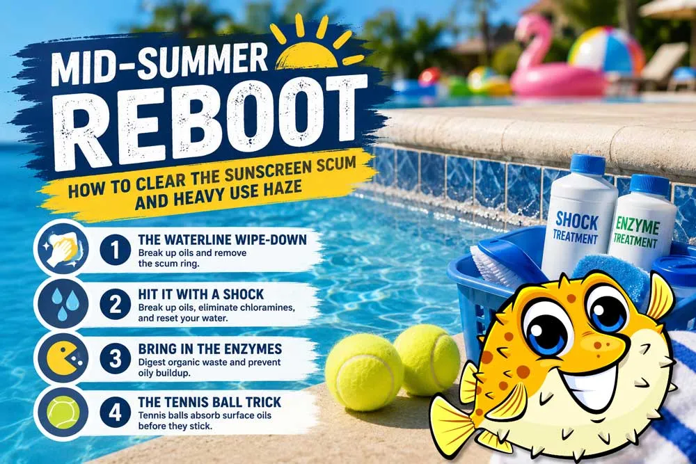 How to Clear the Sunscreen Scum and Heavy Use Haze